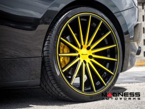 Maserati GranTurismo Custom Wheels - VFS-2 by Vossen - Yellow / Black Maserati GranTurismo Custom Wheels - VFS-2 by Vossen - Yellow / Black
